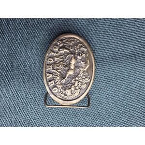 Vintage 1970s Adezy Denver Colorado Deer Solid Brass Belt Buckle